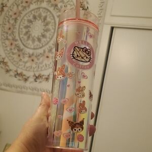 Hello Kitty Coffee Tumbler with Straw